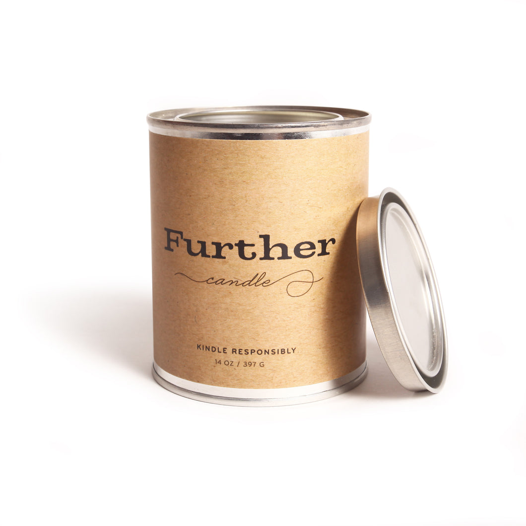 13 oz. Tin Candle – Further Soy Candle